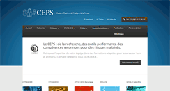 Desktop Screenshot of ceps-survie.com